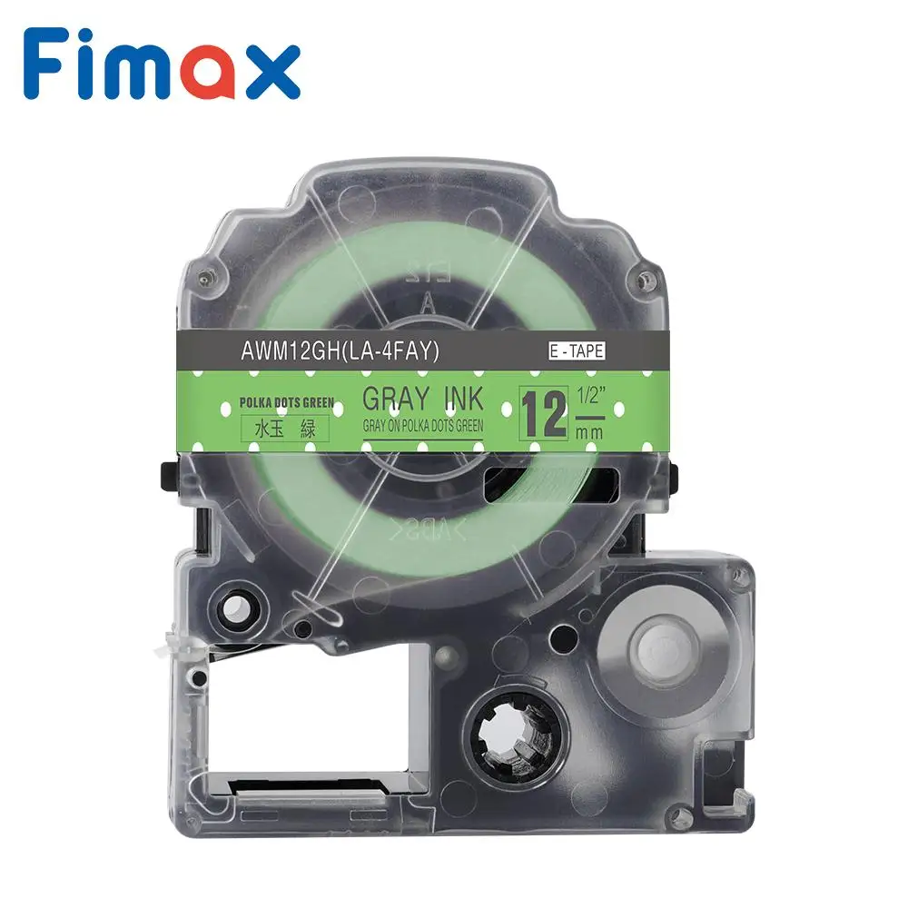 Fimax 1 упаковка SS12KW узорные ленты совместимые для Epson/King Jim принтер этикеток ленты 6 мм 9 мм 12 мм ST9KW LC-4WBN ленты для LW-300