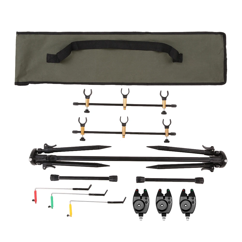 Стойка для удочек Lixada сборная регулируемая стойка с чехлом|Рыболовные снасти| |