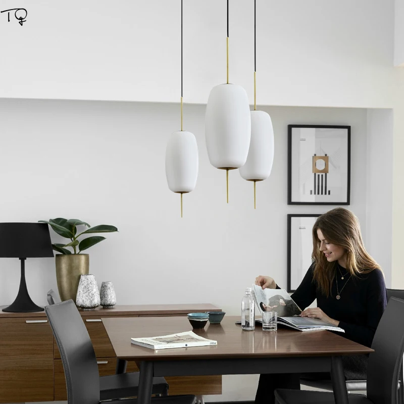 

Nordic Design Simple Art Decorative Pendant Lights Modern Romantic E14 LED Glass Hanging Lamp Bedroom Living/Dining Room Kitchen