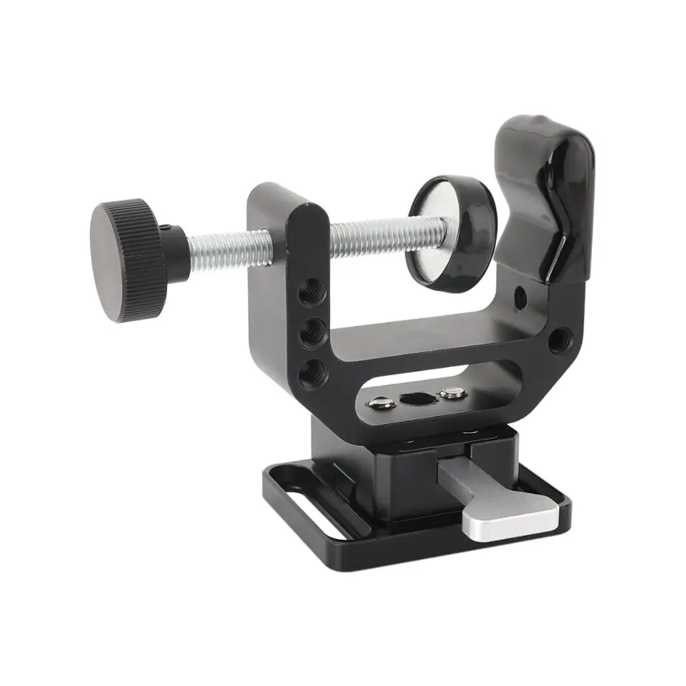 Kayulin Robust C Clamp With 1/4&quot Mounting Points + Quick Release V-Lock Mount Wedge Kit For DSLR Camera Accessories Photo Studio |