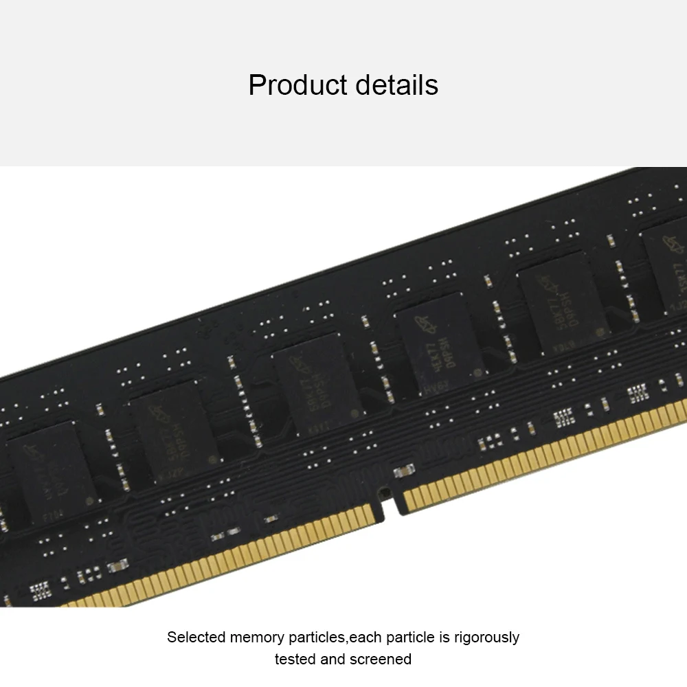 

Goldenfir DDR3 Memory RAM 4/8GB 240Pin Desktop Computer Memory PC Motherboard 1333/1600MHz No ECC 1.5V DDR3 RAM Memory Module