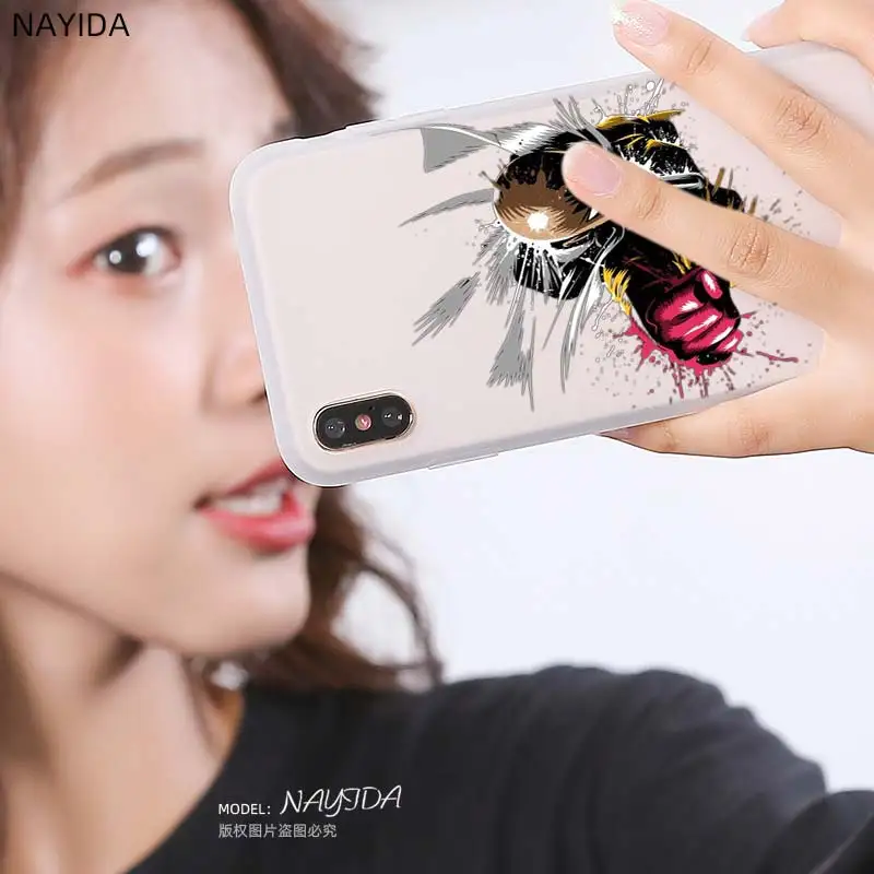 Мягкий силиконовый чехол для Xiaomi Redmi 9a 8a 7a 6a 5a 4a 9at 9Prime 9 8 7 6 5 K20Pro Чехол аниме ONE PUNCH MAN