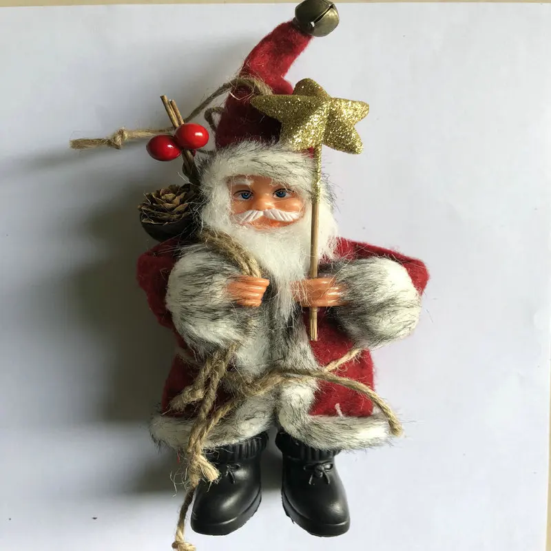 5 шт Санта-Клаус кукла Рождественский орнамент подарок подвеска игрушка для