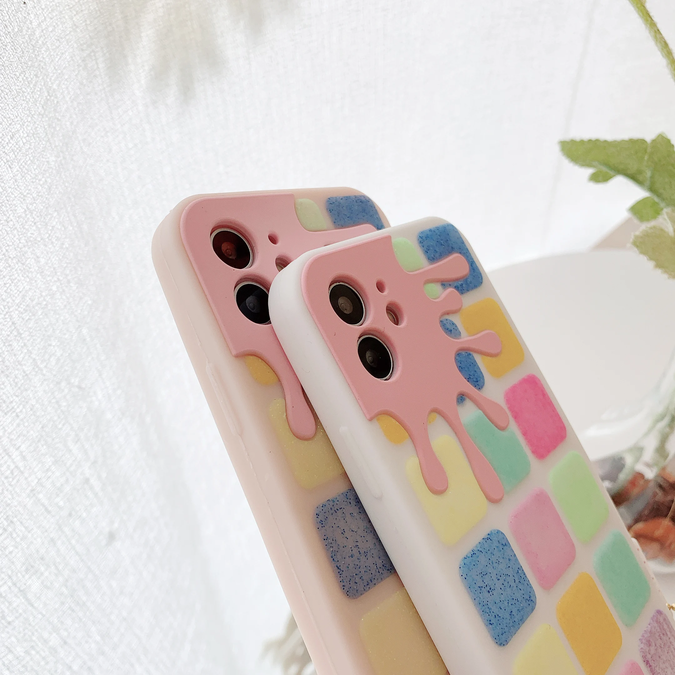 

Creative Silicone Phone Case Full Protection Soft Cover for IPhone 12/12Pro/12ProMax/X/Xs/XsMax/7/8/ for IPhone 1211/11ProMax
