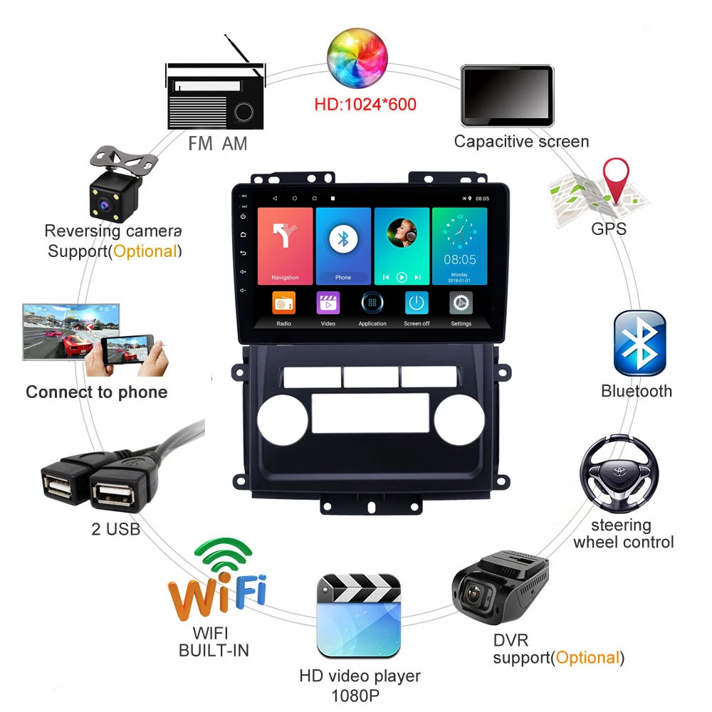 9 дюймов 2 Din Adroid 10 RDS DSP автомобильное радио стерео WIFI GPS навигация мультимедийный