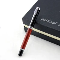 fountain pen writing rose wood 0 5mm nib removable ink refill converter signature calligraphy classic executive business gift