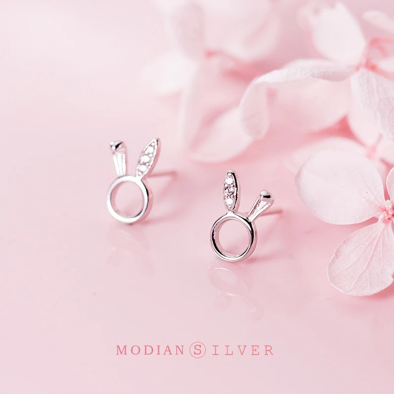 Modian 2020 новые серьги гвоздики для женщин Аутентичные 925 стерлингового серебра с