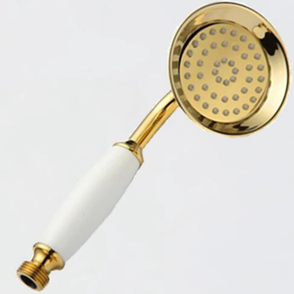 

Traditional Golden Sprinkler Shower Head Bathroom Water Saving Heads Pressurized Shower Head LWW1056