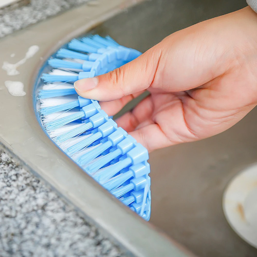 

1pcs Creative Home Multifunction Cleaning Brush Dual Purpose Flexible Bendable Rust Remover Clean Washing Tool