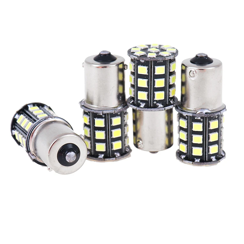 

4 x светодиодные лампы, автомобильная задняя сигнальная лампа, автомобильная резервная лампа заднего хода, Белый Красный Янтарный 12 В