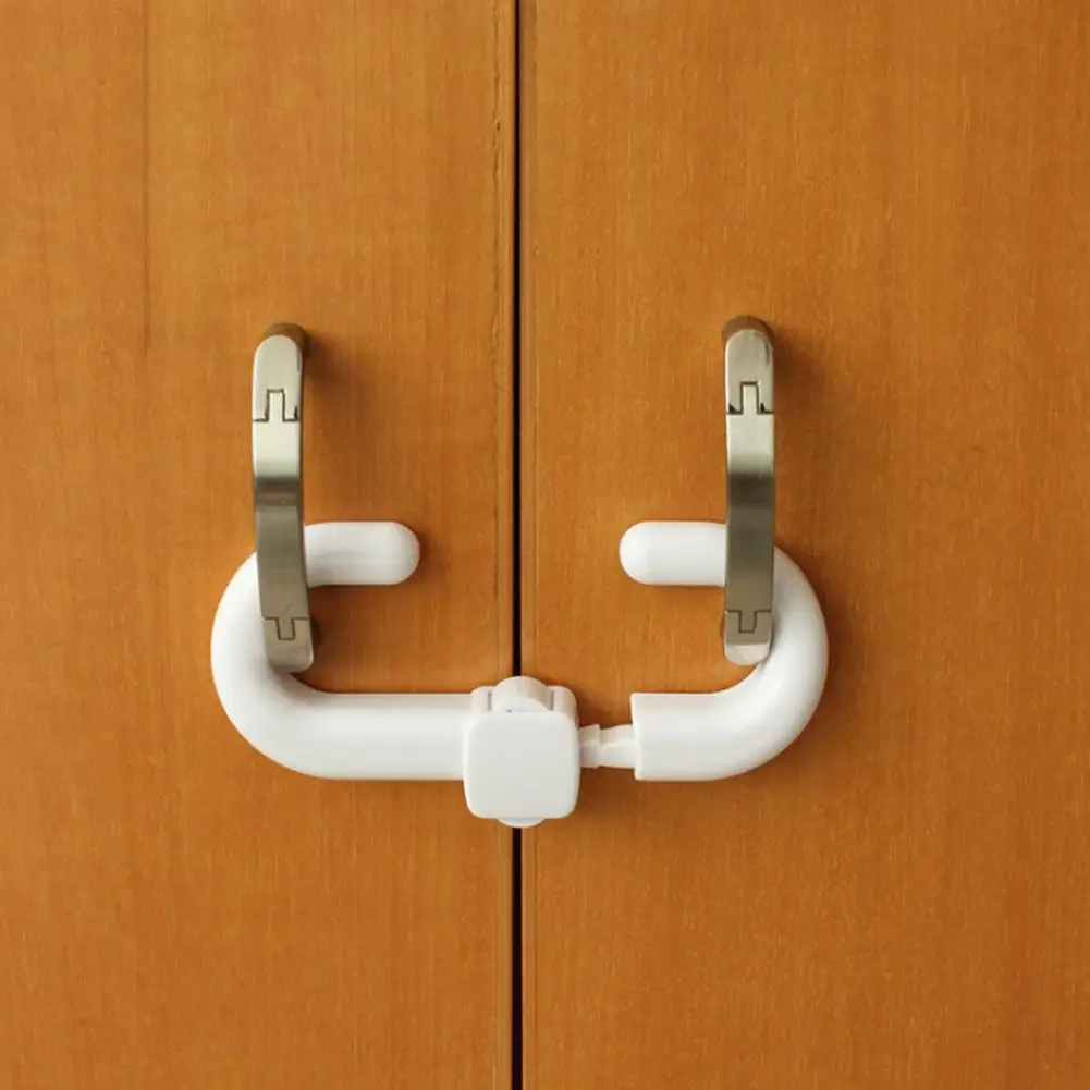 Многофункциональный защитный замок типа C блокиратор для ящиков и шкафов детской