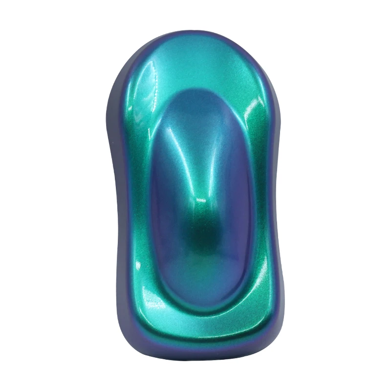 Пигментный Порошок-Хамелеон зеленого цвета 10 г акриловая краска для автомобиля