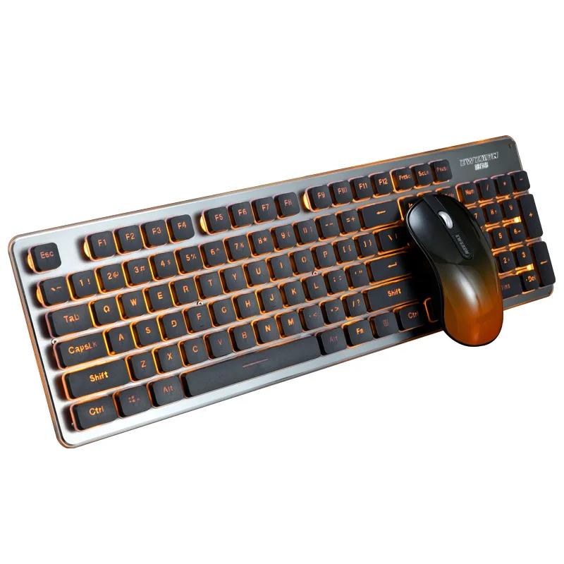 Beformer Walker GLK350 зарядка сияющая игровая клавиатура и мышь комплект Бесшумная беспроводная клавиатура и мышь