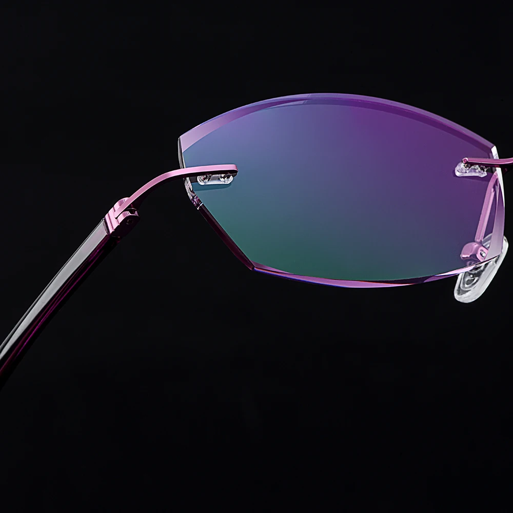 MASSENET ультра светильник титановый сплав для женщин без оправы алмазная обрезка