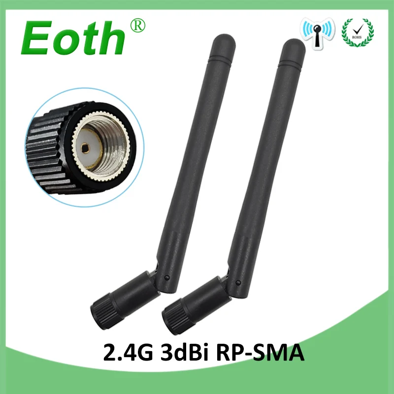 2 4 GHz антенна wi fi 3dBi RP SMA женский ghz антенн s 4G antenas для Беспроводной роутер|Антенны