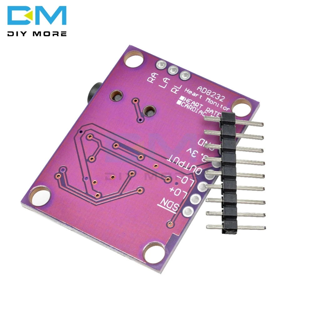 AD8232 physiological measurement Heart Pulse ECG Monitor Sensor Module Single Lead Rate Developemt Kit | Электронные компоненты