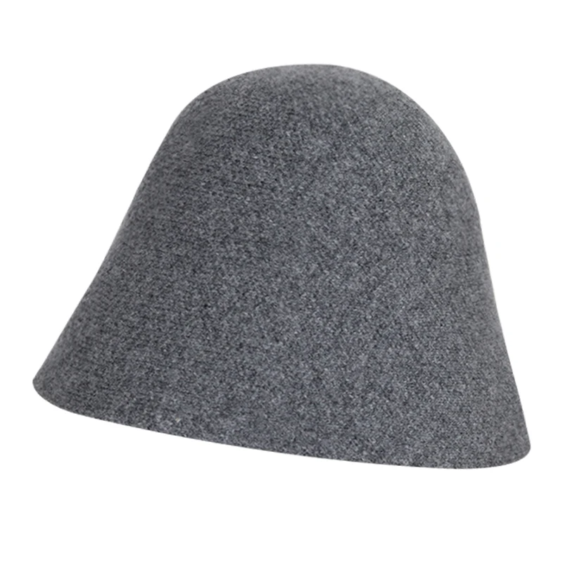 Новый стиль шерстяная вязаная Панама Дамская шапка уличная теплая защита ушей