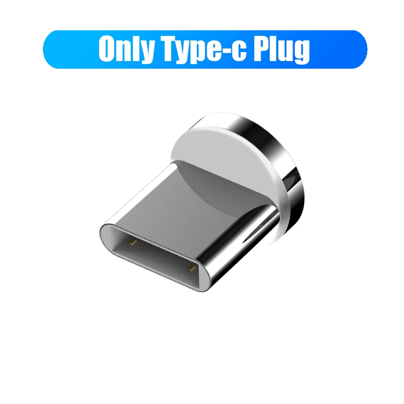 Магнитный кабель Micro usb type C для освещения 3,0 провод для быстрого заряда type-C Магнитный кабель для зарядки телефона USB шнур для huawei P30 Xiaomi - Цвет: only type c plug