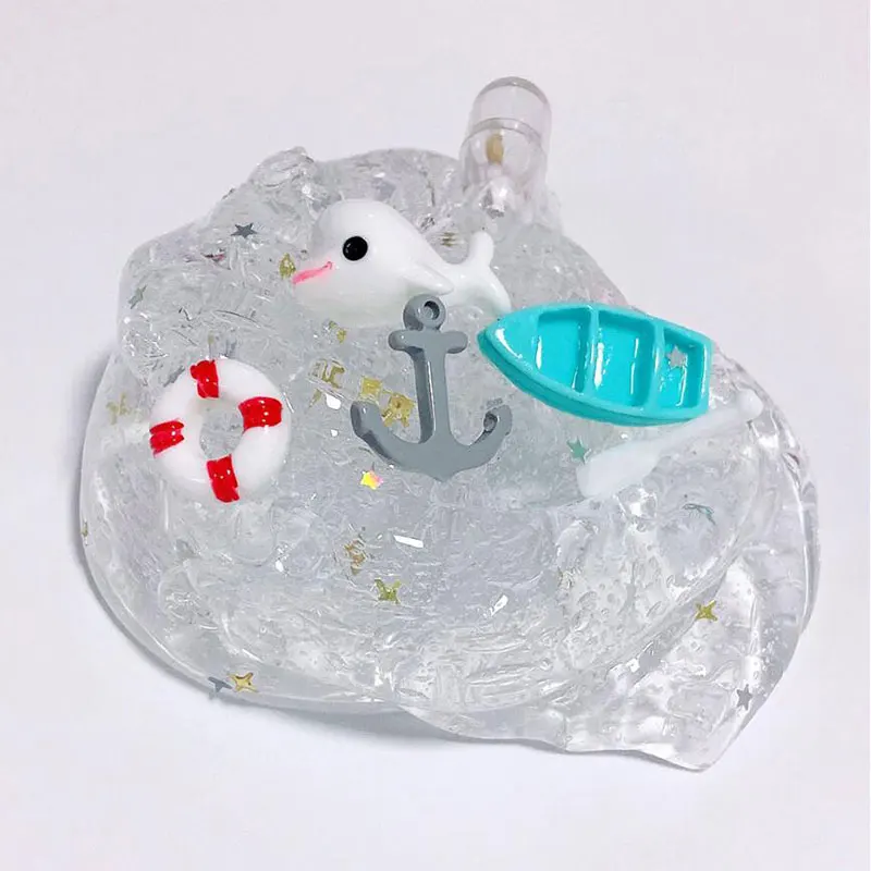 Лидер продаж 4 цвета блестящие пышная пена осадка Пластилин хлопок грязь слайм с