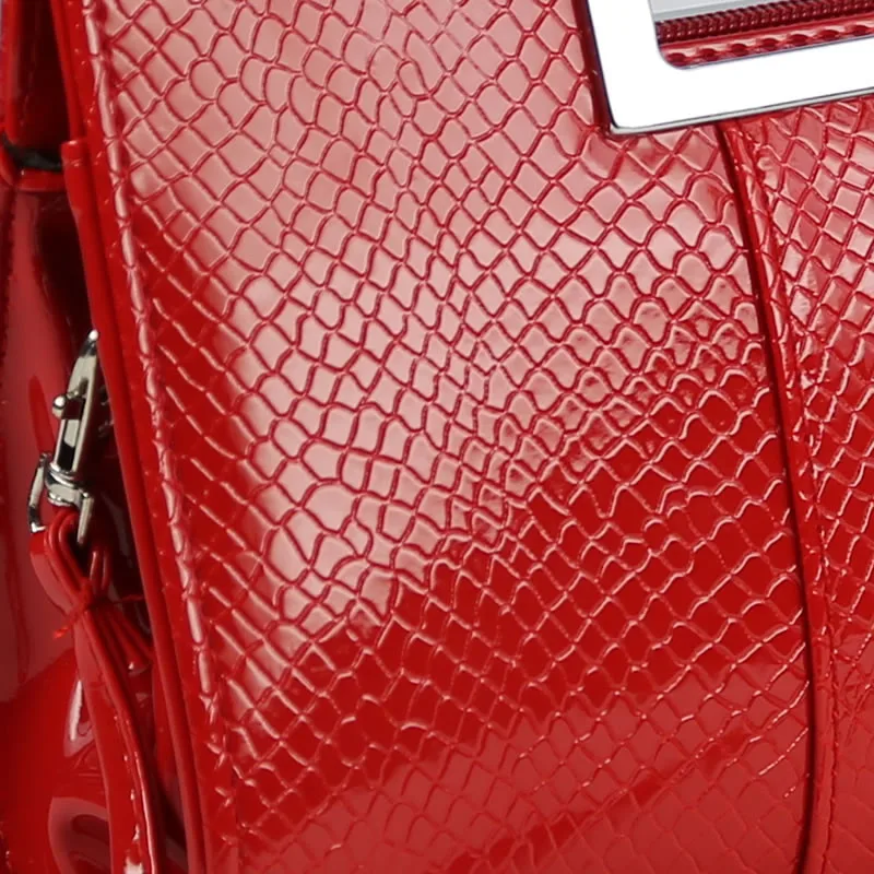 New High Quality Simple Women Tote Bag Crocodile Pattern Fashion Elegant PU Leather Shoulder Party Small Ladies Handbag | Багаж и сумки