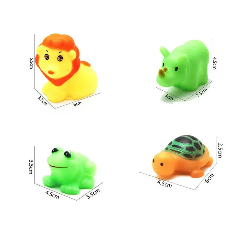 

13PCS Baby Children Bath Toys Squeeze Sound Bathing Water Toys Animal Pinching Voice Toys Beach Bathroom Toys For Kids 2019