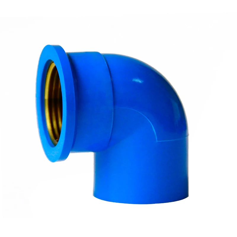20 мм 25 32 ID x 1/2 &quot3/4&quot 1 &quotBSP Женский 90 градусов локоть голубая труба из ПВХ