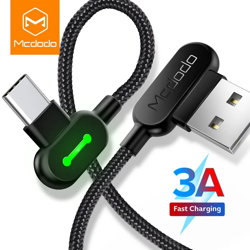 MCDODO 3 м usb type C кабель для быстрой зарядки USB C кабель для передачи данных type-c Android зарядное устройство USB-C Micro USB кабель для samsung S8 S9 Note 8