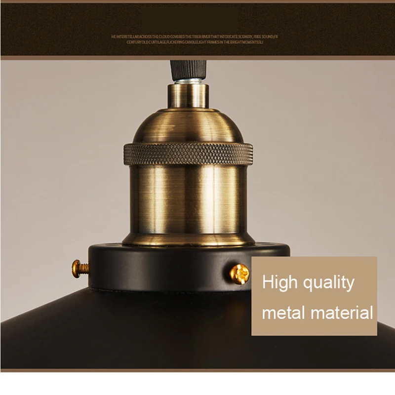 Лофт Винтаж Лампа Ретро Зонты Подвесные Светильники Кафе Паб Клуб Бар Ресторан