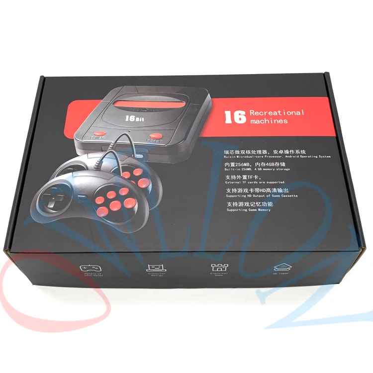 HD Sega Портативный игровая консоль с 188 16 бит Genesis / MD SEGA игры ретро Видео игровой