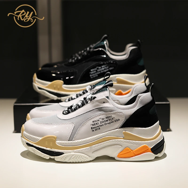 RY-RELAA женские кроссовки коллекция 2018 года модная обувь на платформе стиль ins белые