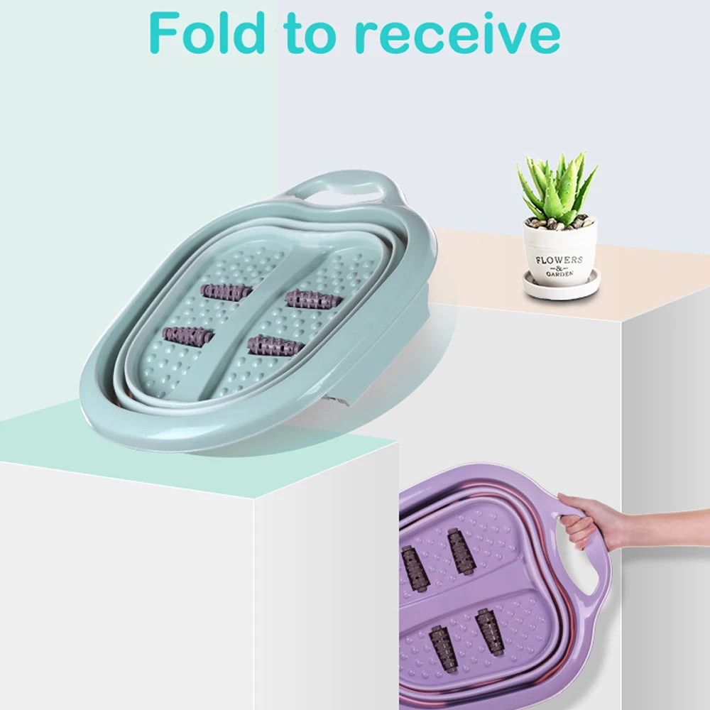 2020 портативные складные дорожные Складные ведра для горячей воды массажная