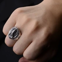 925 sterling silver thailand silver elephant ganesha mens ring india jewelry gift for boyfriend