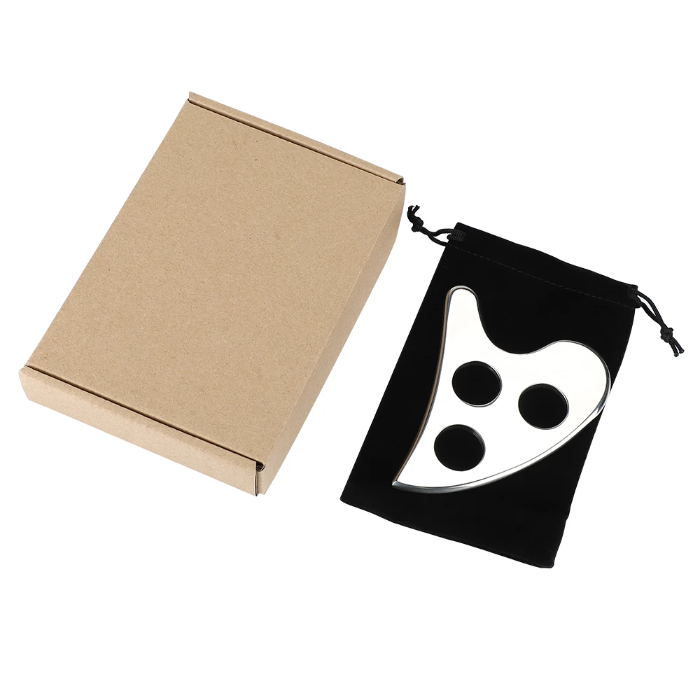 

AGDOAD Stainless Steel Scraping Board GuaSha Tool for Release Pain Relief Guasha Plate Massage Relaxation Deep Tissue Recovery