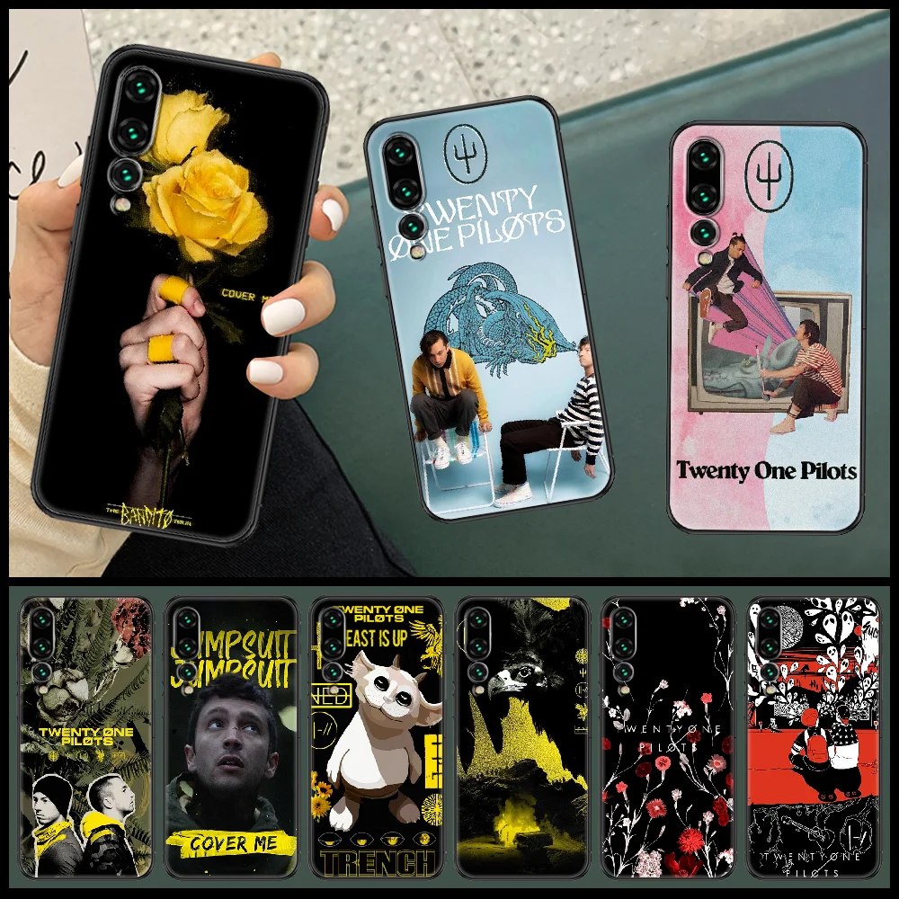 Чехол для телефона Band Twenty One Pilots Huawei P Mate P10 P20 P30 P40 10 20 Smart Z Pro Lite 2019 Черный Модный