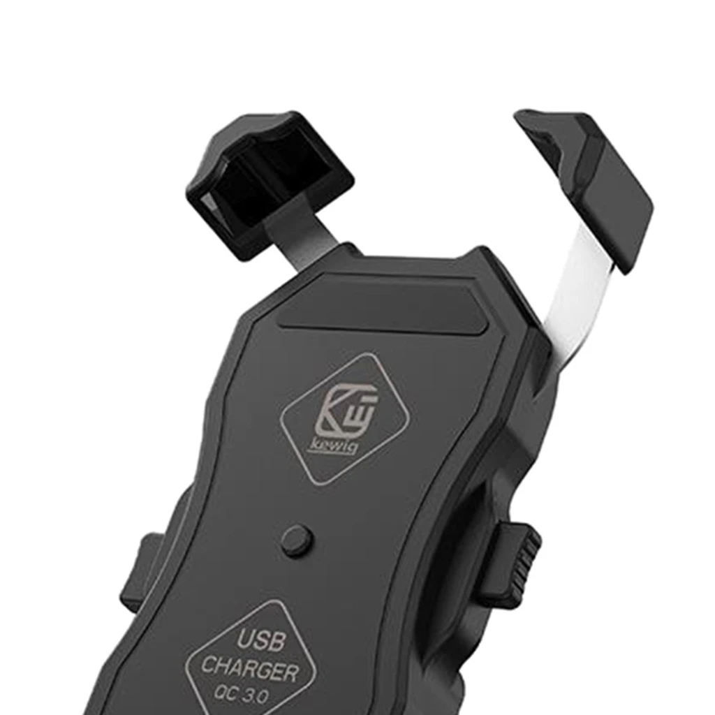 

Motorcycle Wireless USB Phone Charger Holder Rear-view Mirror Cellphone Mount Waterproof Fast Charging for iPhone Cell Phone