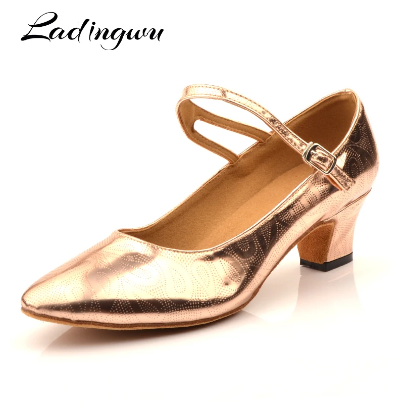 Женские туфли для латиноамериканских танцев Ladingwu танцевальная обувь бальных