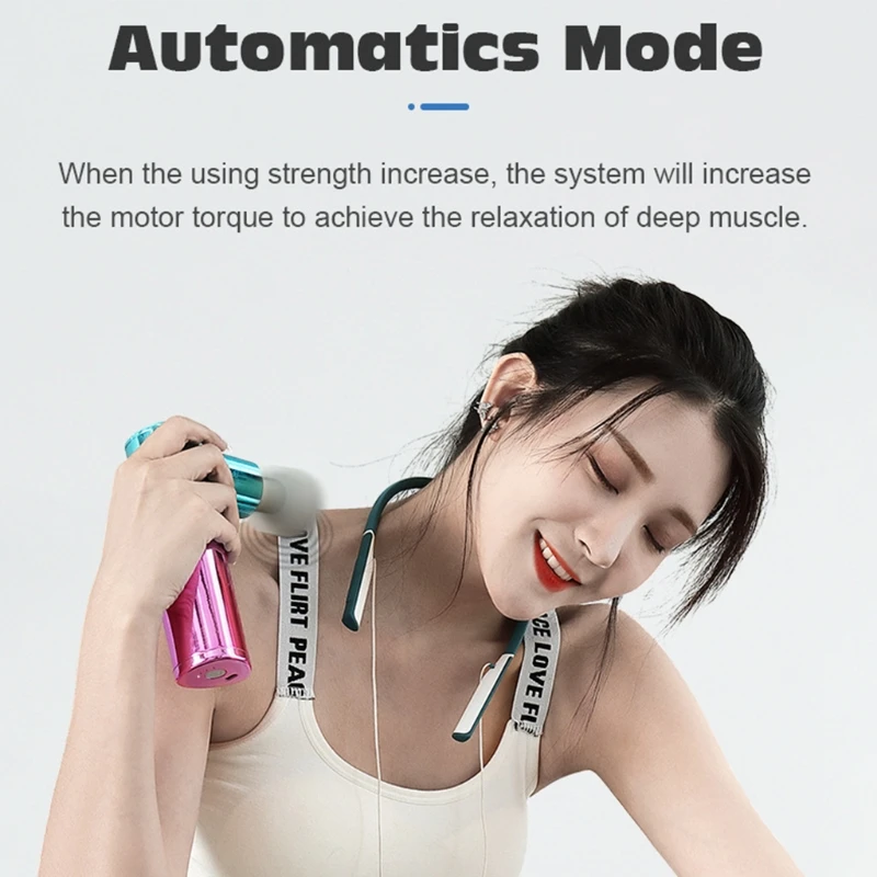 

Electric Muscle Massager Deep Tissue Percussion Vibrating Relaxing Massage Tool 448D