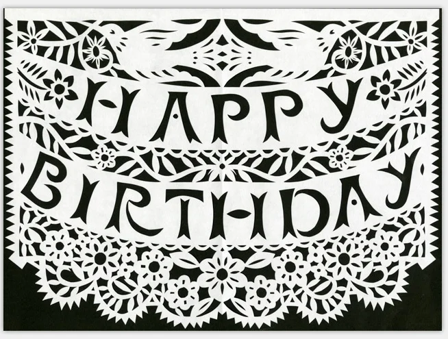 Большой Мексиканский Papel с днем рождения баннер-12 панелей-15 футов в