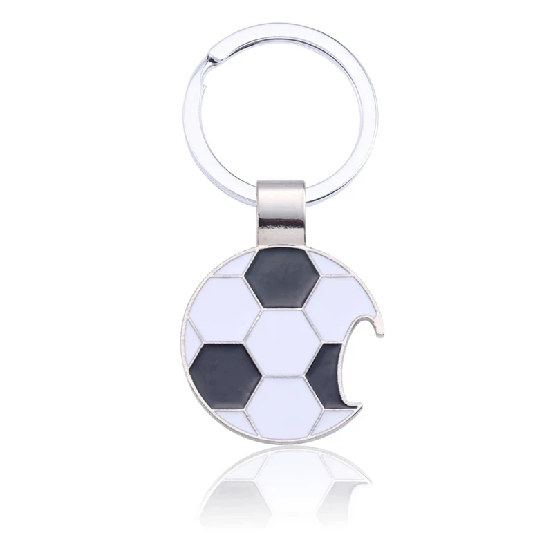 

Black and White Geometric Gap Football Key Chains Keychains for Backpacks Personalized Keychain Keyring Fine Jewelry Accessories