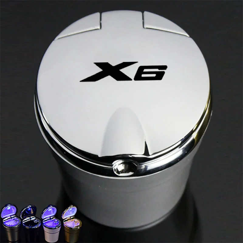 

Car Inside multi-function Car Supplie For Bmw X6 F10 F11 F18 520i 525i 528i 530i 2010-2017 Portable Blue LED Light Car Ashtray