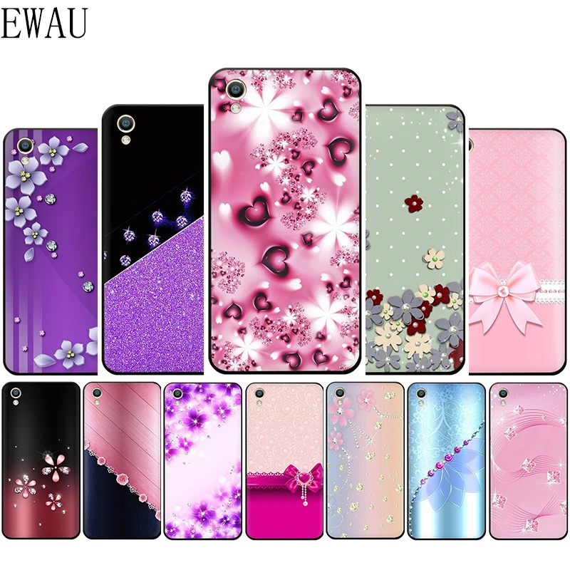 EWAU с украшением в виде кристаллов Стразы цветочным принтом силиконовый чехол для
