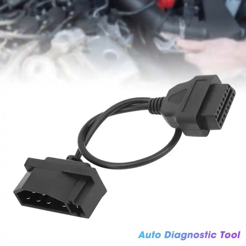 40 см/15.7in 7 ‑Pin OBD1 для OBD2 OBDII 16 диагностический сканер адаптер кабель подходит