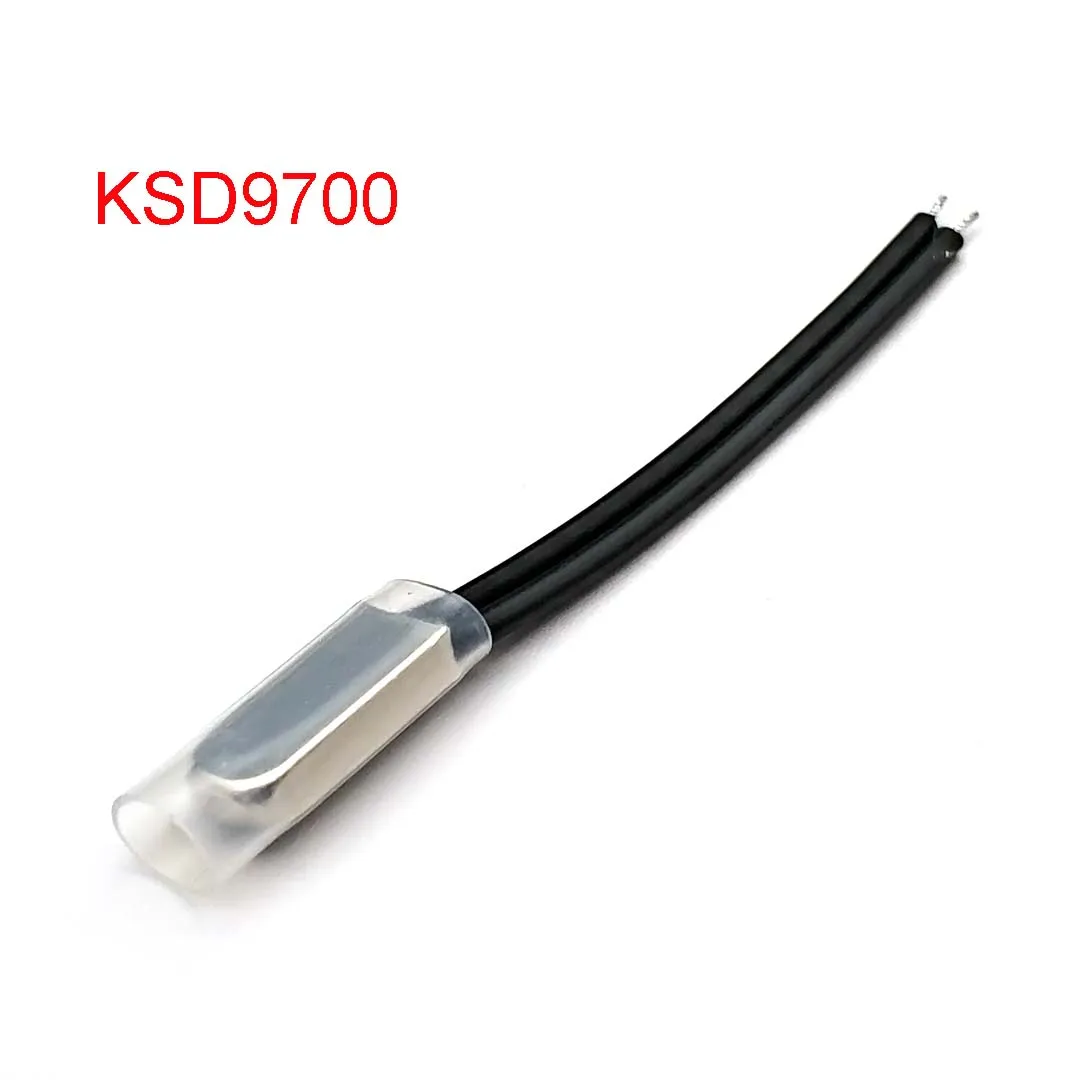 Термостат 10C 240C KSD9700 250 В 5A 40C 50C 60C 65C 70C биметаллический дисковый переключатель