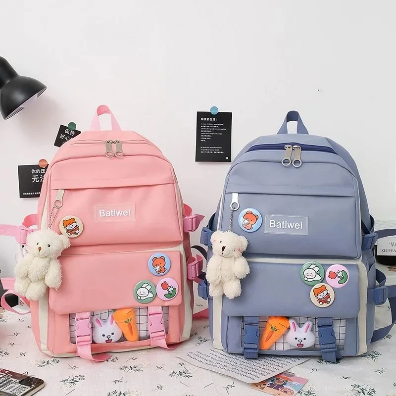 Backpacks women cute Bagpacks Casual Schoolbags For Girls female book bags for students shoulder bags pink handbags mini bags