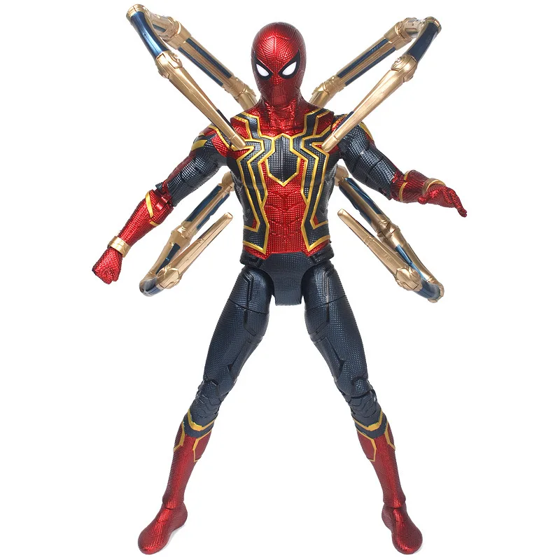 Фигурка героя Marvel 14 дюймов Человек паук кукла Мстители суставы может вращать