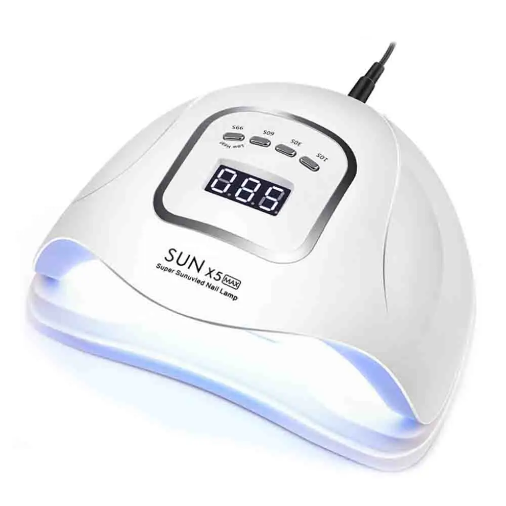 80W SUN5 max 80 Вт SUNX5MAX Сушилка для ногтей 45 шт. светодиодный s светодиодная УФ-лампа для ногтей для гель-лака двойная мощность быстрая сушка с автоматическим датчиком маникюрная лампа для салона - Цвет: 80W SUN5 max