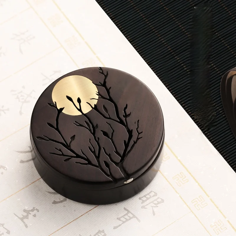 

Creative Chinese Incense Burner Wood Small Retro Office Incense Burner Design Home Exquisite Incensario Spiritual Decor EI50IB