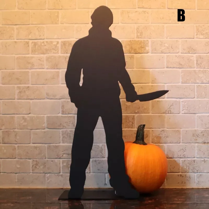 Настольные фигурки теней на Хэллоуин металлическое настольное украшение для