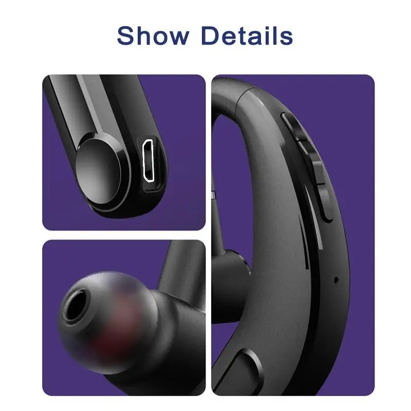 Bluetooth-гарнитура M21 новая улучшенная версия деловых наушников с подвесными ушками