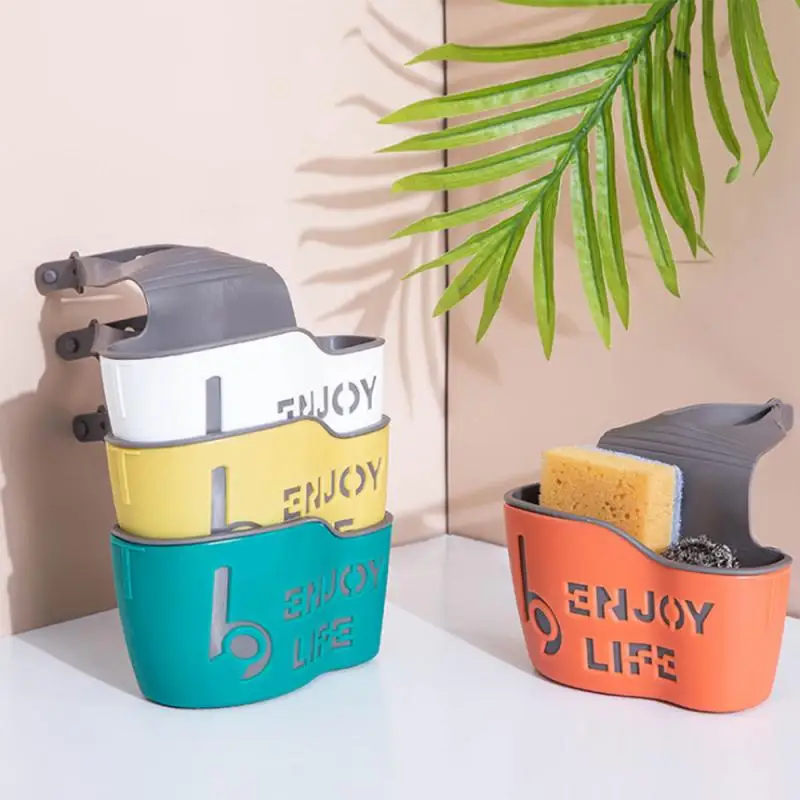 

1PC High Quality Kitchen Hanging Bag Sponge Pool Storage Supplies Hanging Basket Household Drain Rack Faucet Rack Storage Basket